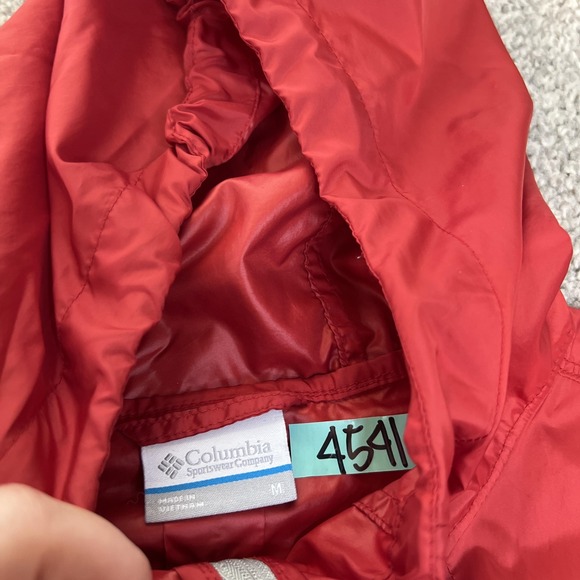 Arkansas Razorbacks Jacket Mens Medium Red Gray NCAA College Football Columbia - Picture 5 of 15